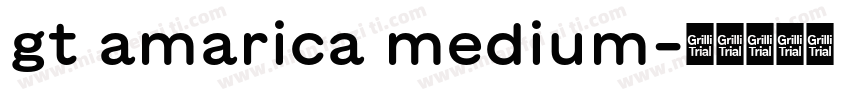 gt amarica medium字体转换
